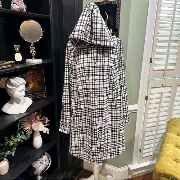 Torrid Purple Flannel Hooded Anorak Jacket Size 2XL NWOT - Picture 1 of 15